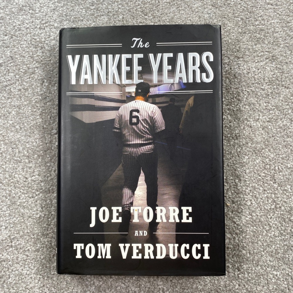 Doubleday The Yankee Years Joe Torre Tom Verducci Hardcover Black Baseball Book